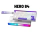 Магнітна ігрова клавіатур AULA HERO 84 HE White-purple - зображення 1