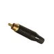 Amphenol роз'єм RCA ACPR-BLK під паяння для кабелів 3.0-6.5 мм висока якість передачі сигналу - зображення 4
