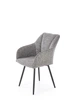 Krzesło do kuchni i salonu Halmar K576 obrotowe Popielate (V-CH-K/576-KR-POPIELATY) (5905248135949) - obraz 6