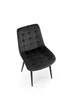 Стілець для кухні та вітальні Halmar K580 Чорний (V-CH-K/580-KR-CZARNY) (5905248136120) - зображення 4