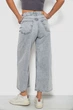 Джинсы женские однотонные Wide leg, цвет серый, 40, 244R1804S21 - изображение 4