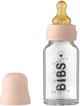 Скляна дитяча пляшечка BIBS Baby Round Glass Bottle повний комплект Blush - 120 ml - зображення 7
