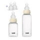 Полный комплект детских бутылочек BIBS Round Silicone 150 ml/270 ml – Ivory (+0m, +2m, +4m) - изображение 2