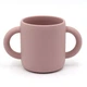 Силіконовий поїльник з двома ручками Pale Mauve - зображення 1