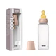 Дитяча пляшечка BIBS Baby Bottle Round Latex 270 мл Medium Flow (середній потік) Blush - изображение 1