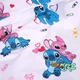Простынь MirSon Полуторная 150х220 см Kids Time 17-0909 Cute Stitch White Бязь (2200012553015) - изображение 5