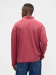 Поло длинное мужское GAP 400896056 M Красное (1159856803) - изображение 2