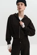 Худі на блискавці з лого SP011 2602574841410 L/XL Коричневий - зображення 1