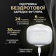 Навушники бездротові з активним шупопоглинанням Air Pro 2nd gen бездротові Bluetooth навушники з магнітним зарядним чохлом MagSafe та бездротовою зарядкою миттєве підключення White Kayfovo AE2GN - зображення 5
