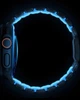 Ремінець Nomad Stratos для Apple Watch 46/49 мм (Black Icy Blue Glow) - зображення 6