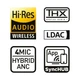 Игровая гарнитура HATOR Hyperpunk 3 Hi-Res Wireless Black (ESH15) - изображение 9