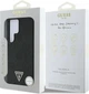 Панель Guess Grained Hot Stamp Peony Pattern Triangle Logo MagSafe для Samsung Galaxy S25 Ultra Black (3666339449230) - зображення 4