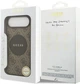 Etui Guess 4G Circle Classic Logo MagSafe do Apple iPhone Air Brązowe (3666339490010) - obraz 4