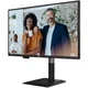 Монитор AOC Q27P4CV 27" QHD IPS 120Hz HDMI DP USB-C RJ-45 USB-hub HAS Pivot с колонками Чёрный - изображение 3