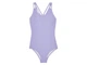 Купальник слитный из жатой ткани для девочки Pepperts LYCRA® 473716 134-140 см (8-10 years) сиреневый - изображение 1