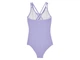 Купальник слитный из жатой ткани для девочки Pepperts LYCRA® 473716 134-140 см (8-10 years) сиреневый - изображение 2