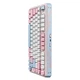 Бездротова Клавіатура Valkyrie VK 75 Pink-White-Blue 2.4G/Bluetooth/Кабель З RGB Підсвічування З Підтримкою HOT-SWAP.Батарея 8000mAh - зображення 4