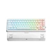 Бездротова Клавіатура Mchose G75 Pro V2 White з RGB Підсвічування - зображення 2