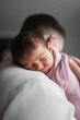 Натуральная обмотка для младенца newborn VTILENE, Vintage mauve, 60х200 см - изображение 2