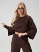 Спортивный костюм ISSA PLUS 14586 XXL темно-коричневый (issa2007682792887) - изображение 4