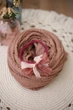 Обмотка и повязка с бантом для newborn фотосессии VTILEN, Tan, 60х400 см - изображение 2