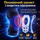 Бандаж на колінний суглоб BD AB066U. M/38-40см. Напівжорсткий. Ребра жорсткості. Кільце-Фіксатор. Чорно-Сірий. Бандаж коліна. Ортез коліна. Наколінник ортопедичний - зображення 6