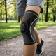 Бандаж на коленный сустав BD AB066. XXL/44-46см. Полужесткий. Ребра жесткости. Кольцо-Фиксатор. Серо-Черный. Бандаж колена. Ортез колена. Наколенник ортопедический - изображение 8