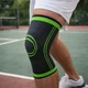 Бандаж на коленный сустав BD AB090. XXL/44-46см. Эластичный. Черно-Зеленый. Бандаж колена. Ортез колена. Наколенник ортопедический - изображение 8