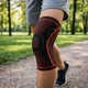 Бандаж на коленный сустав BD AB066. XL/42-44см. Полужесткий. Ребра жесткости. Кольцо-Фиксатор. Черно-Красный. Бандаж колена. Ортез колена. Наколенник ортопедический - изображение 8