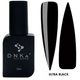 Кольоровий гель-лак DNKa' Gel Polish ULTRA BLACK (чорний) на 12 мл - для манікюру та педикюру - зображення 1