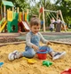 Дитячі кросівки унісекс на гумках та липучках підошва піна Kimboo 24 16.0см беж - изображение 4
