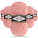 Упаковка Alize Lana Gold, Пудра №161, 5шт - 100 г/240 м, напіввовняна пряжа середньої товщини для в'язання, упаковка 5 мотків - зображення 1