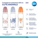 Бутылочка для кормления Canpol babies Cute Animals стандартна 250 мл помаранчева (11/841_ora) - изображение 4