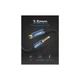 Кабель мультимедійний 3.5mm M to 3.5mm F 2.0m AV118 blue Ugreen (40675) - изображение 2
