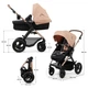 Коляска Kinderkraft 3 в 1 Moov 2 Air Sand Beige (KSMOOV02BEG0000) (5902533925773) - изображение 8