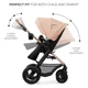Коляска Kinderkraft 3 в 1 Moov 2 Air Sand Beige (KSMOOV02BEG0000) (5902533925773) - изображение 9