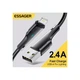 Дата кабель USB 2.0 AM to Lightning 1.0m 2.4A black Essager (EXCL-LS01) - зображення 2