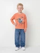 Детский свитшот для мальчика Coccodrillo Sage Time Boy Kids WC5143102SBK-006 104 см Оранжевый (5904986526866) - изображение 4