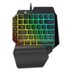 Провідна ігрова клавіатура Free Wolf K15, Black - зображення 1