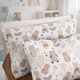 Простынь MirSon Полуторная 150х220 см 17-0918 Tiny Teddy Ranforce Elite (2200012569351) - изображение 2