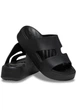 Жіночі шльопанці чорні платформа Crocs Getaway Platform H-Strap black (39-40, чорний) - зображення 1