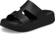 Жіночі шльопанці чорні платформа Crocs Getaway Platform H-Strap black (39-40, чорний) - зображення 9