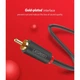 Кабель мультимедійний 2xRCA M to 2xRCA M 1.0m AV104 black Ugreen (30747) - зображення 9