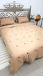 Комплект постільної білизни Italy Quilt Cover Страйп-Сатін з ковдрею літньою 230х200см Бежевий - зображення 3