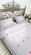 Комплект постільної білизни Italy Quilt Cover Страйп-Сатін з ковдрею літньою 230х200см Бузковий - зображення 4