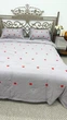 Комплект постільної білизни Italy Quilt Cover Страйп-Сатін з ковдрею літньою 230х200см Бузковий - зображення 7