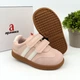 Дитячі закриті кросівки весна/осінь Apawwa (ABC0351P pink) Розмір 22, 14.3 см - зображення 3