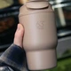 Термочашка для кофе нержавеющая сталь с крышкой 360 мл 63mugs бежевый - изображение 3