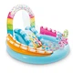Игровой центр INTEX Веселая карамель 57144 с горкой фонтаном 170х168х122 см разноцветный - изображение 3