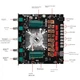 Аудио усилитель для колонок мощность звука 2.1 2x220Вт + 350Вт Bluetooth 5.1 YS-S350H TD5165A AUX USB - изображение 4